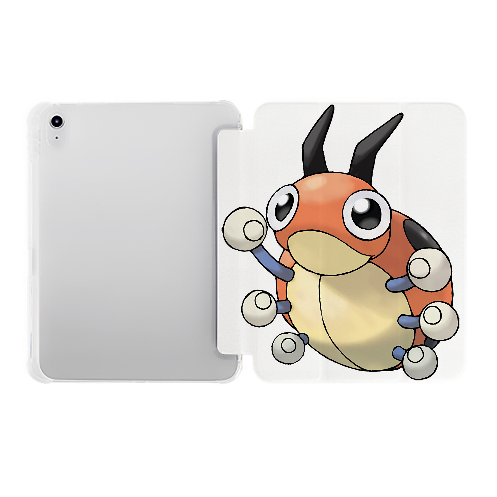 （画像用） ポケットモンスター Pokémon IPad ケース ペン収納付き 三つ折りスタンド PUレザー×シリコン 対応機種9.5/10.5/10.9インチ